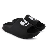 Monex Stylist Black Slider For Men