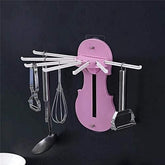 7-in-1 Multifunction Retractable Wall-Mounted Pull-Out Hanger Rack